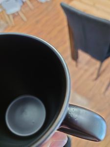 Kaffeebecher 340ml schwarz 6 Stück Verkaufseinheit 900502 8712442685739 Kunden-Foto 2