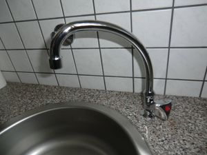 tecuro HU-Auslauf für Stand- und Wandarmaturen Edelstahl verchromt - 130 mm Kunden-Foto 1