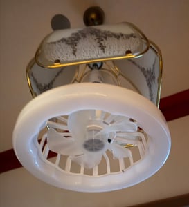 48W stropní ventilátor s LED osvětlením, stropní lampa s dálkovým ovládáním - GLOFNACC Fotografie od zákazníka č. 2