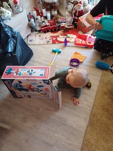 Malplay Kit de nettoyage pour trolley avec accessoires | Pulvérisateur à brosse | Jouets pour enfants à partir de 3 ans Photo du client 1