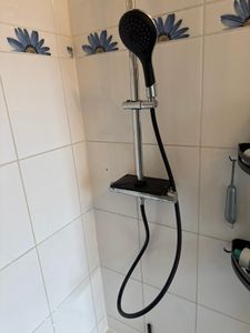eisl Duschsystem OHNE BOHREN,  Regendusche ohne Armatur, Duschbrause, Dusche in Chrom Kunden-Foto 1