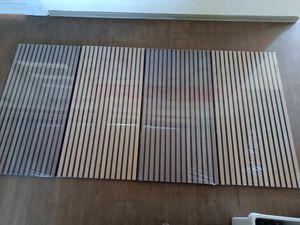 Pannelli acustici in look legno per una piacevole acustica ambientale 118 x 60 cm Rovere bianco Foto del cliente 6