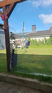 (0,8 x 1,2 m) Regenschutz, wasserdichte transparente PVC-Plane (Polyvinylchlorid) mit Ösen, wetterfeste, langlebige Überdachungen für Gartenmöbel, Pflanzen, Gewächshaus, Haustierstalldach Kunden-Foto 2