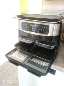 Heißluftfritteuse AF-625A Heißluftfritteuse 6.5L Airfryer, 80 - 200 °C, 1700W, Timer, digitales Display, 8 Kochprogramme, schwarz Kunden-Foto 7