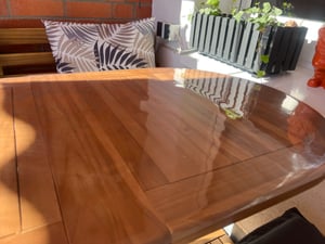 riess-ambiente Wetterfester Beistelltisch EMPIRE TEAK 50cm Massivholz klappbar Klapptisch Tisch Gartentisch Kunden-Foto 1