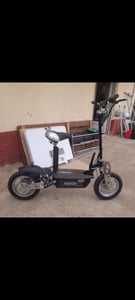 Elektrický skúter 1000 Watt - "VIRON" E-Scooter 1000W / 36V Elektrický skúter s držiakom na smartfón Fotografia od zákazníka č. 1