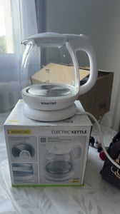 Feel-Maestro MR-055-WHITE Wasserkocher 1 l Weiß 1100 W Kunden-Foto 1