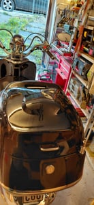 Mofaroller Retro Firenze 50 ccm 25 km/h EURO 5 schwarz inkl. Topcase Kunden-Foto 3