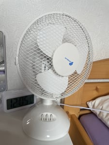 Ventilateur de table Lifetime Blanc 35 W 34 x 23,5 x 46 cm Photo du client 1