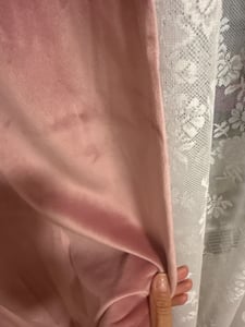 Samtvorhang mit Ösen - Senfgelb Kunden-Foto 2
