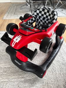 GOPLUS 4-in-1 Lauflernhilfe, Höhenverstellbare & Faltbare Lauflernwagen Tragkraft bis zu 15 kg,  Gehfrei mit Licht Musik  für Kinder von 6-18 Monaten (Gelb) Kunden-Foto 4