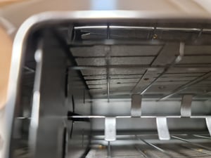 Arendo 2-sleufstoaster MORGEN, roestvrij staal, 920 W, met extra brede sleuven, touchpaneel met LED-display, zwart/zilver Klantenfoto 2