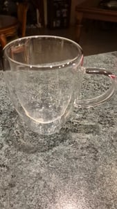 Intirilife 4x dvojstenná sada termo pohárov 250 - 300 ml - termo sklo termo poháre fúkané do úst izolované sklo na kávu latte macchiato s rukoväťou Fotografia od zákazníka č. 1
