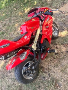 Verkleidung Set komplett Schwarz Pocket Bike HMParts Kunden-Foto 2