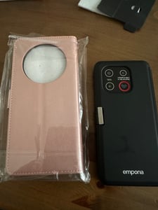 Handy Tasche Honor Magic 6 Lite Hülle Handyhülle Schutzhülle Klapphülle Etui Grau Kunden-Foto 1