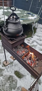 Kazan 20L (15,4 L) – Aluminium-Schmortopf mit Deckel | Orientalischer Fleischtopf für Gas, Grill & Camping Kunden-Foto 1