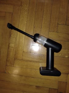 HDeye mini aspirapolvere a batteria senza spazzole 3 in 1, 11kPa, luce verde per il rilevamento della polvere, alimentazione esterna, autonomia > 30min, 130ml Foto del cliente 1