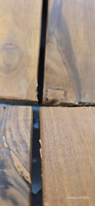 BigDean 66er Pack Holzfliesen für Balkon 30x30 cm - 6 Quadratmeter - aus Akazien-Holz - Bodenbelag Holzboden Klicksystem Balkonfliesen Klickfliesen Kunden-Foto 3