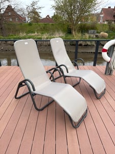 acamp® Gesundheitsliege CALYPSO - klappbar - anthrazit/taupe Kunden-Foto 2