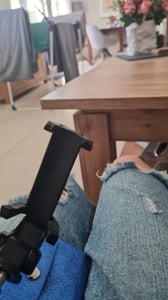 Selfie Stick Stativ, 360°Rotation 3 in 1 Selfiestick mit Fernbedienung Handy Selfie-Stange und Tragbar Monopod Handyhalter für iPhone/Android Kunden-Foto 2
