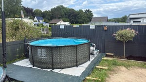 Marimex Florida Pool Ø 305x91 cm effetto rattan Foto del cliente 8