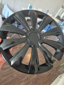 Unitec Radzierblende Delta 35 cm (14 Zoll) schwarz 1 Stück Kunden-Foto 3
