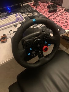 Logitech G G29 Driving Force, Lenkrad + Pedale, PC, PlayStation 4, PlayStation 5, Playstation 3, D-Pad, Analog, Kabelgebunden, USB Kunden-Foto 1