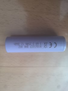 6x Baterie Samsung INR18650-35E, typ 18650, 3,6V, 3500mAh, plochý horní konektor Fotografie od zákazníka č. 3