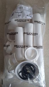 Doppelwaschbecken-Siphon 5/4", DN40, Weiß Kunden-Foto 1