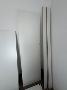 AX LIVING Garderobekast Cabinio, 180 cm – Ambachtelijk eikenhout met zwarte details Klantenfoto 5
