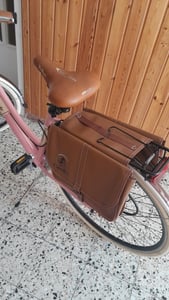 Via Veneto by Canellini Fahrrad Citybike Frau Aluminium mit Korb und Tasche - Olivgrün 46 Kunden-Foto 11