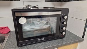TZS First Austria - Mini Backofen mit Kochplatten 45L 3200W - Premium-X Coating - Temperaturregelung bis 230°C - 3 Einschubhöhen Kunden-Foto 3