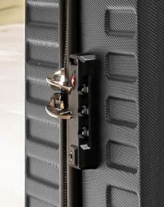 Trolleyset LG2 Set de valises à coque dure (S,M,L,XL) valise à roulettes, valise de voyage, bagage à main 4 roulettes, matériau ABS, serrure douanière TSA, set de 6 pièces Photo du client 3