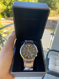 Emporio Armani AR2434  Silber - Große one size Kunden-Foto 1