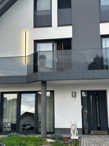Lámpara de pared exterior MasterLED LED, IP65, 60 cm, 19 W, luz blanca tra (4000 K) – Lámpara de fachada moderna para casas, terrazas y jardines Foto del cliente 2