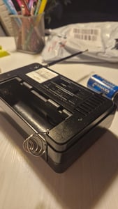 Radio Klassische Retro Lautsprecher Vintage Tragbares FM AM SW Küchenradio Retrofür Büro Zuhause Kofferradio Akku Weiss Retoo Kunden-Foto 2