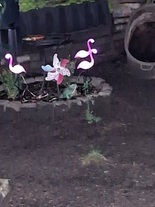 3 Stück Solarlampe Flamingo Gartenstecker Solar Beleuchtung 21151 Kunden-Foto 1