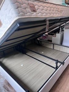 Bambi Boxspringbett 180x200 mit Bettkasten mit Matratzen Cappadocia Set Stauraum 7-Komfortzonen H3 Beige Kunden-Foto 2
