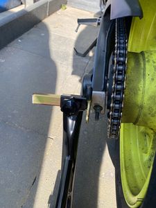Bituxx Motorrad Montageständer Hinten Schwarz MS-18971 Kunden-Foto 2