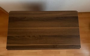 COSTWAY, rozkládací jídelní stůl, kuchyňský stůl z dřeva, jídelní stůl pro 4-7 osob, rozkládací stůl s nosností až 60 kg, vhodný do malých prostor, rozměry 163x80x75 cm. Káva Fotografie od zákazníka č. 2