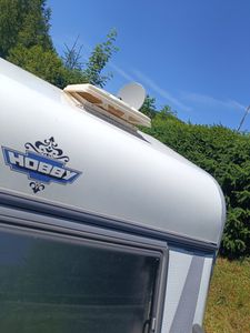 PremiumX Camping SAT Anlage Antenne Stativ Single LNB 10m Kabel im Koffer Kunden-Foto 2