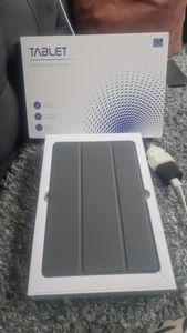 VekfulPC 10 Zoll Set Tablet, 24(8+16)GB RAM+256GB ROM (2TB TF), Android 16/5000mAh/Widevine L1/5G WiFi/Face ID, Grau Kunden-Foto 6