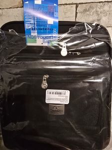 Messenger Bag Umhängetasche Aktentasche Herren Laptoptasche Arbeit Büro Schwarz Kunden-Foto 1