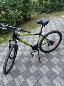 Bergsteiger Detroit 29 Zoll Mountainbike, geeignet ab 170 cm, Scheibenbremse, Shimano 21 Gang-Schaltung, Gabel-Federung mit Lockout-Funktion, Jungen-Fahrrad & Herren-Fahrrad Kunden-Foto 4