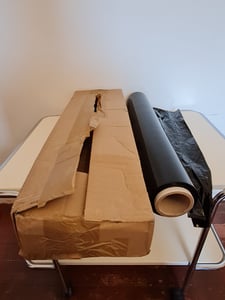 Folia Stretch Czarna MOCNA 50 cm 1,2 kg do Zabezpieczania Paczek KRYJACA Zdjęcie produktu od klienta nr 1
