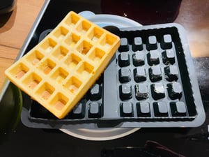 XL Heißluftfritteuse Zubehör Set 12-teilig mit Silikonform, Gestellen, Spießhalter, Backpapier, Ölsprüher & Zange Kunden-Foto 1