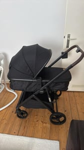COSTWAY Kinderwagen, Kombikinderwagen mit Sitz & Liegefunktion, Reisebuggy mit Rückenlehne, Verdeck & Netz, Reisesystem für 0-3 Jahren, Schwarz Kunden-Foto 1