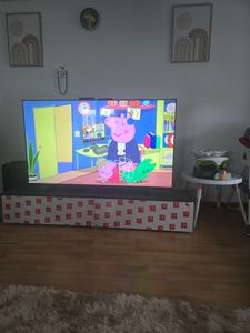 MINIO go for it, TV-Schrank, TV-Lowboard "DONNA", 180cm, stehend, hängend, Matera / Weiss Farbe Kunden-Foto 2