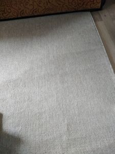 Moderner Kurzflorteppich mit dezenter Struktur - schlicht und stilvoll für Wohnzimmer und Schlafzimmer, Größe: 160 x 230 cm, Farbe: Beige Kunden-Foto 1