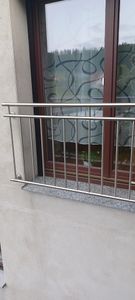 MONZANA® Französischer Balkon Edelstahl Pflegeleicht 90x100cm 7 Füllstäbe Balkongeländer Terrassengeländer Fensterschutz Kunden-Foto 1